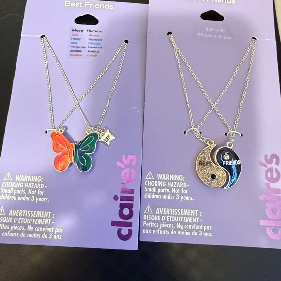 Best friend mood & yin yang necklaces - Picture 1 of 3